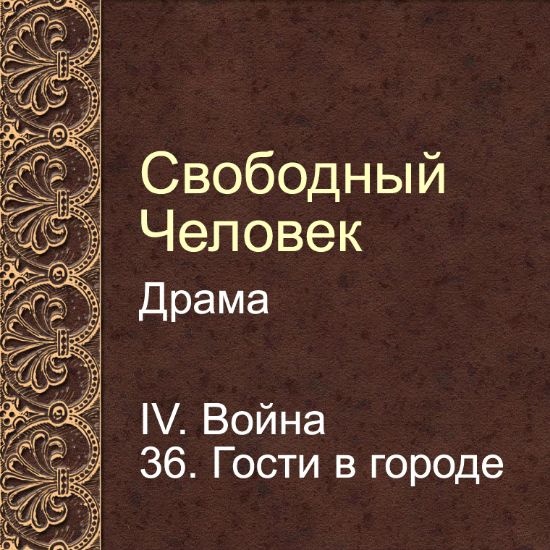 Драма Свободный человек. Глава 36. Гости в городе