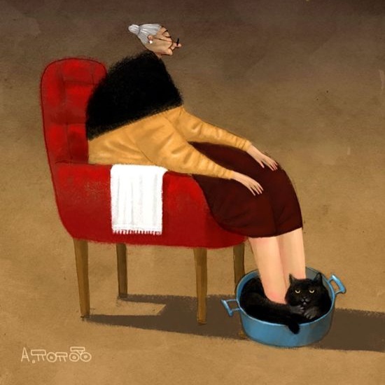 Жизнь в картинках карикатуриста Андрея Попова