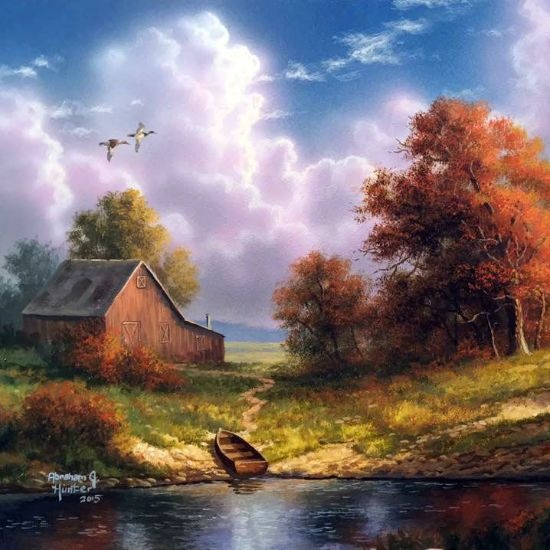 Дикая природа художника Абрахама Хантера
