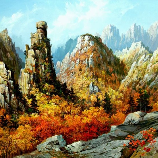 Пейзажи художника Кан Джон Хо